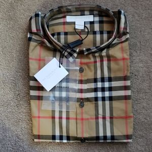 Burberry Check Fred Pocket Short Sleeve
